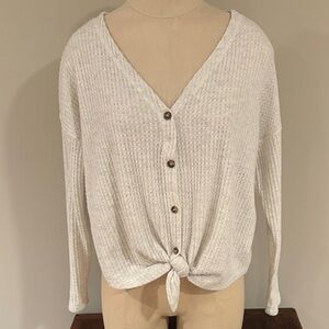 American Eagle Soft & Sexy Plush Waffle Knit Tunic Size XS